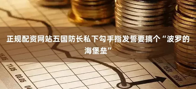 正规配资网站五国防长私下勾手指发誓要搞个“波罗的海堡垒”