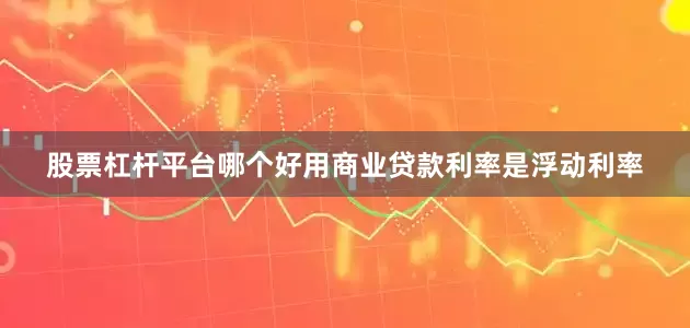 股票杠杆平台哪个好用商业贷款利率是浮动利率
